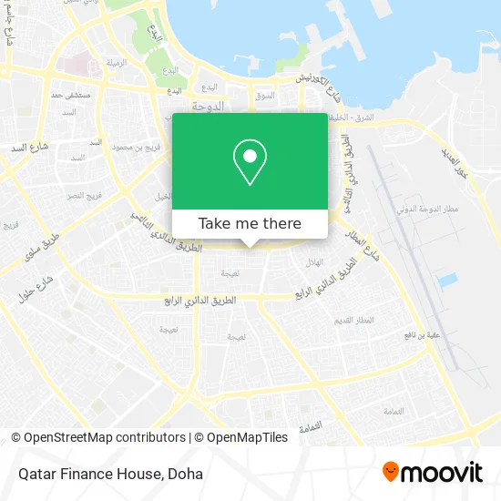 Qatar Finance House map