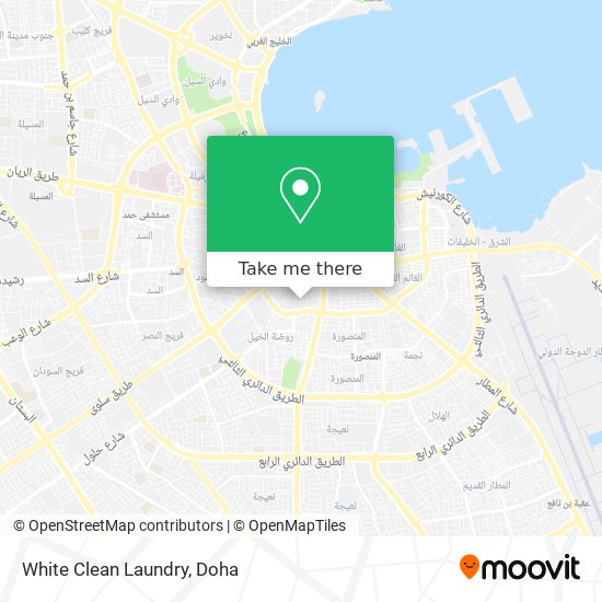 White Clean Laundry map