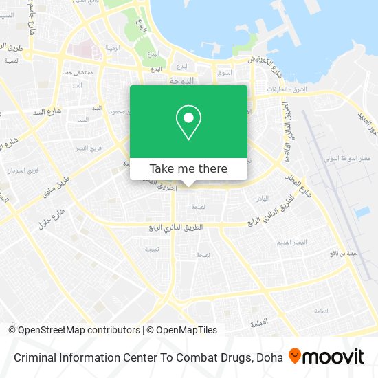 Criminal Information Center To Combat Drugs map