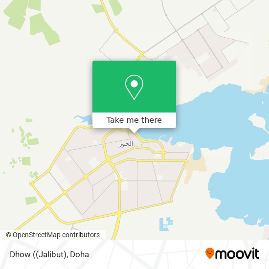 Dhow ((Jalibut) map