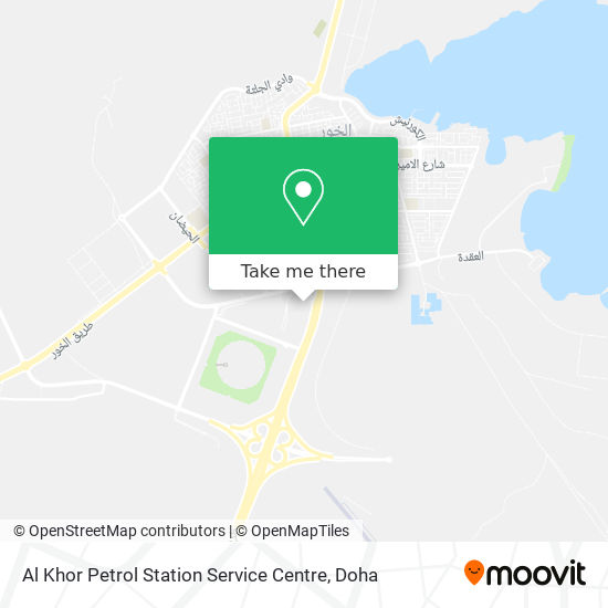 Al Khor Petrol Station Service Centre map