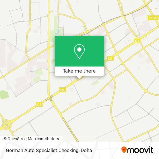 German Auto Specialist Checking map