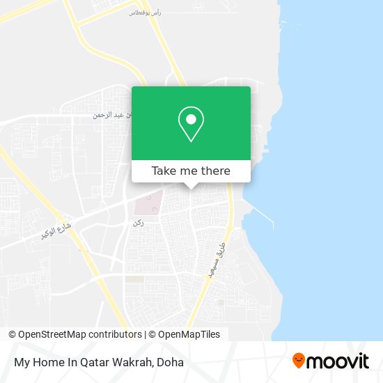 My Home In Qatar Wakrah map