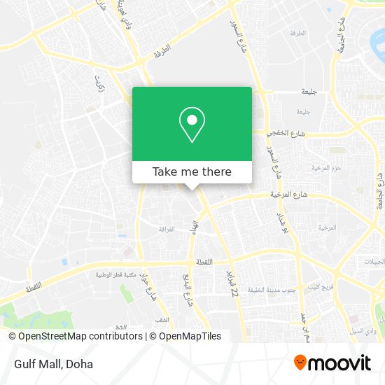 Gulf Mall map