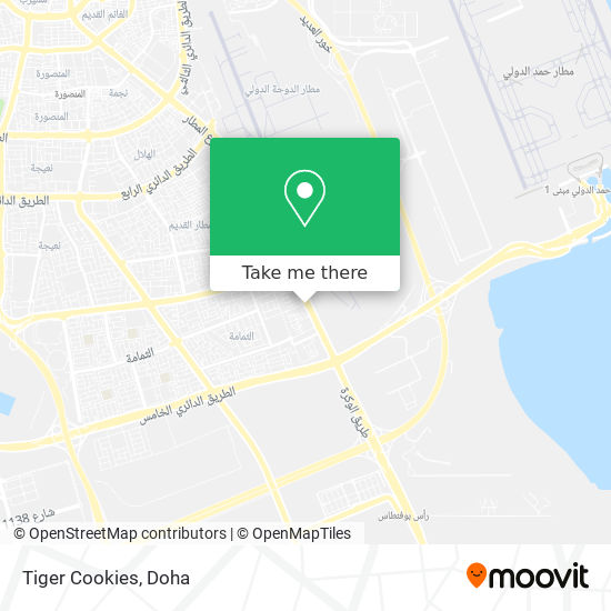 Tiger Cookies map