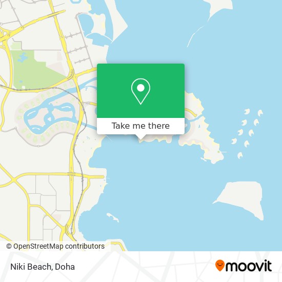 Niki Beach map