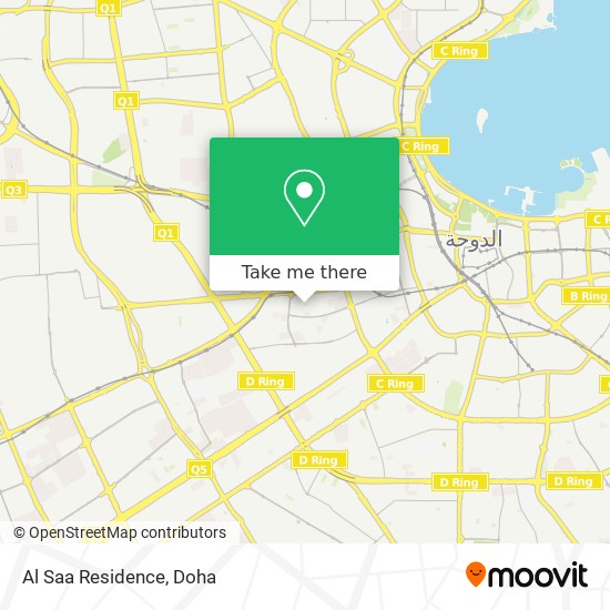Al Saa Residence map