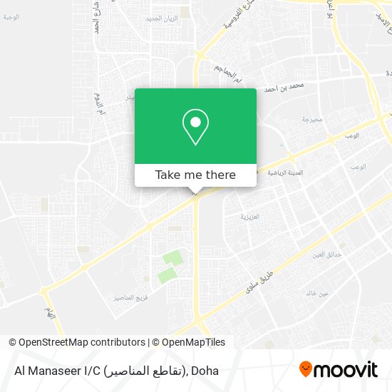 Al Manaseer I / C (تقاطع المناصير) map