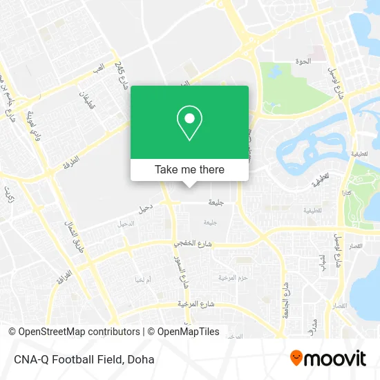 CNA-Q Football Field map