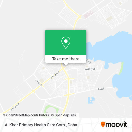 Al Khor Primary Health Care Corp. map