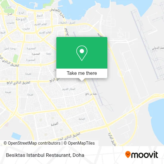 Besiktas Istanbul Restaurant map