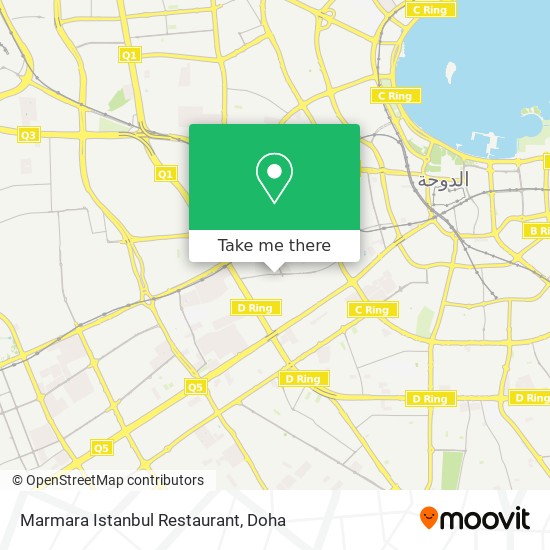 Marmara Istanbul Restaurant map