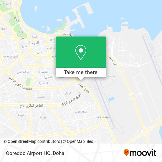 Ooredoo Airport HQ map