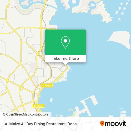 Al Maize All Day Dining Restaurant map