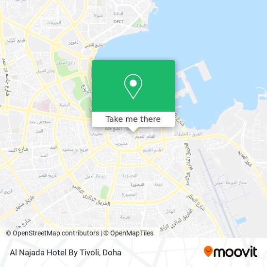 Al Najada Hotel By Tivoli map