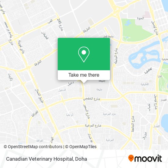 Canadian Veterinary Hospital map