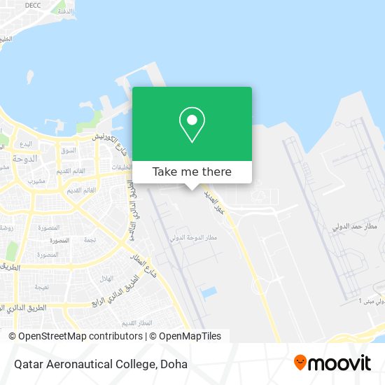 Qatar Aeronautical College map