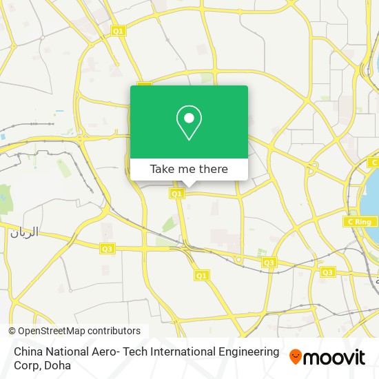 China National Aero- Tech International Engineering Corp map