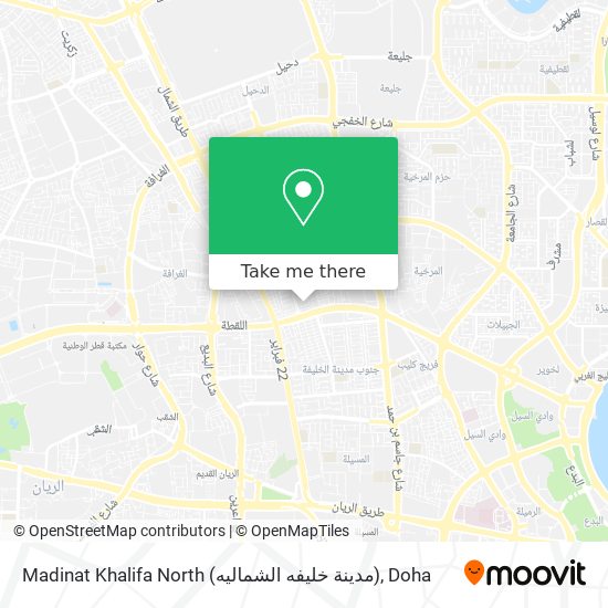 Madinat Khalifa North (مدينة خليفه الشماليه) map