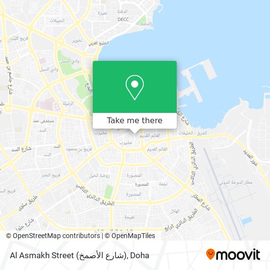 Al Asmakh Street (شارع الأصمخ) map