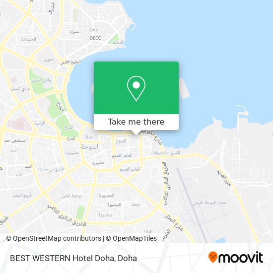 BEST WESTERN Hotel Doha map