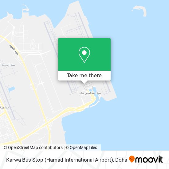 Karwa Bus Stop (Hamad International Airport) map