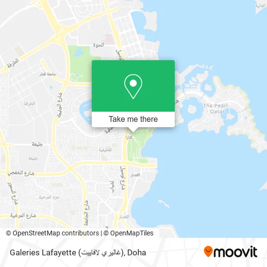 Galeries Lafayette (غاليري لافاييت) map
