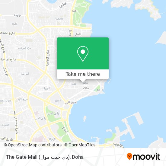 The Gate Mall (ذي چيت مول) map