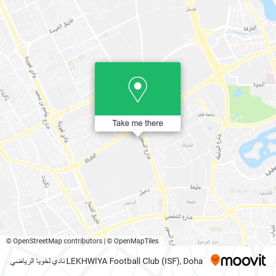 نادي لخويا الرياضي LEKHWIYA Football Club (ISF) map