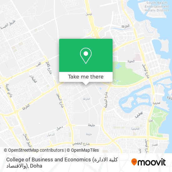 College of Business and Economics (كلية الادارة والاقتصاد) map
