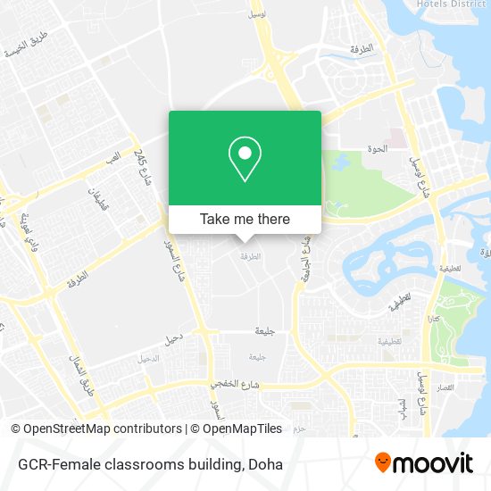 GCR-Female classrooms building map