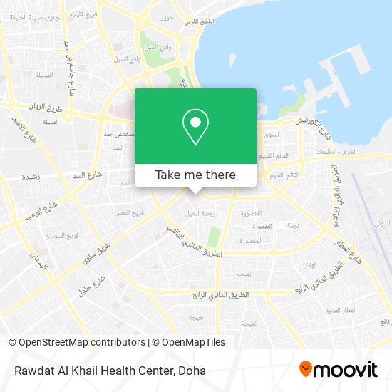 Rawdat Al Khail Health Center map