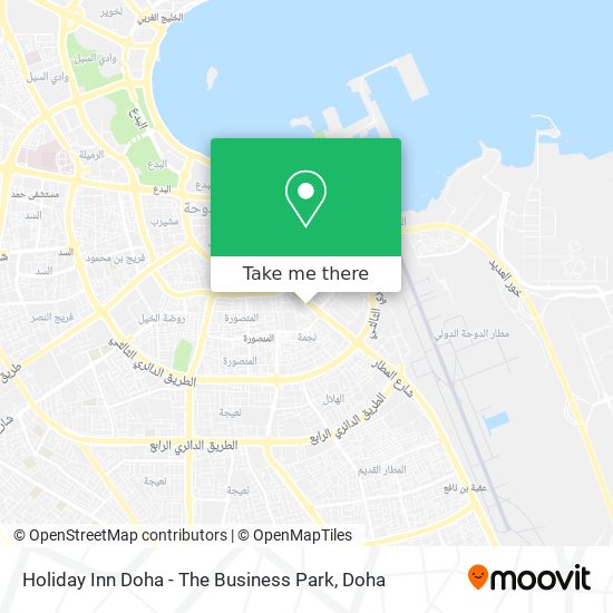 Holiday Inn Doha - The Business Park map