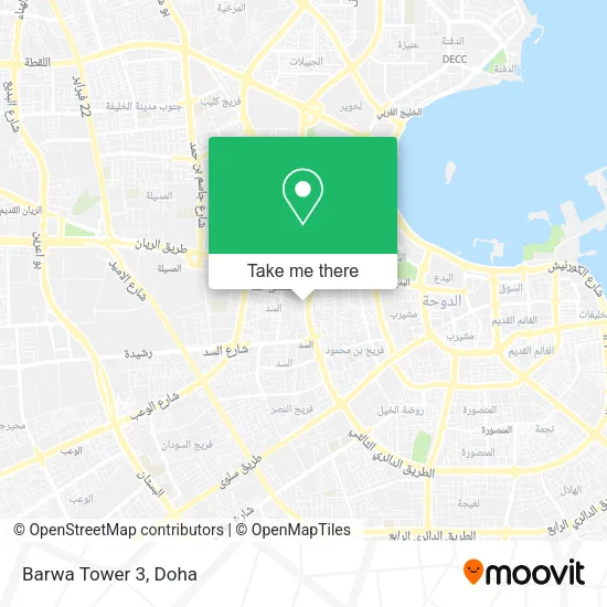 Barwa Tower 3 map