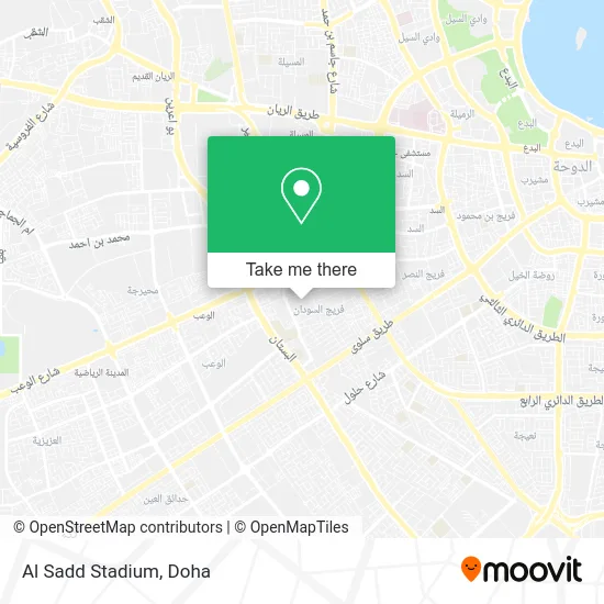 Al Sadd Stadium map