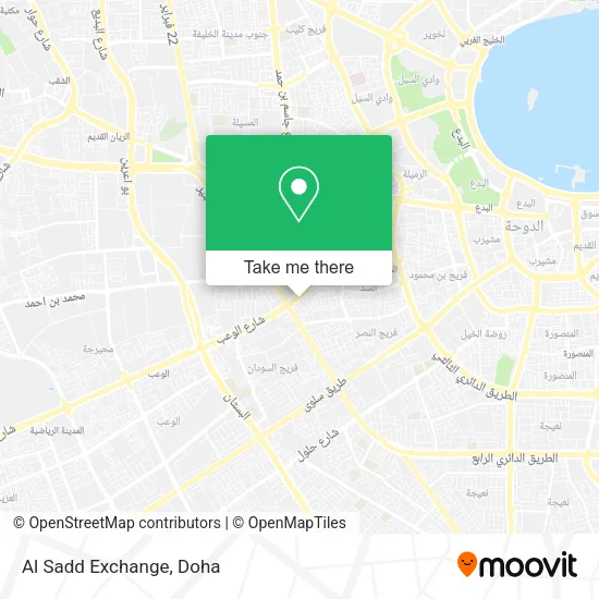Al Sadd Exchange map