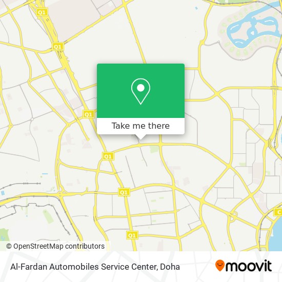Al-Fardan Automobiles Service Center map