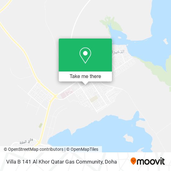 Villa B 141 Al Khor Qatar Gas Community map