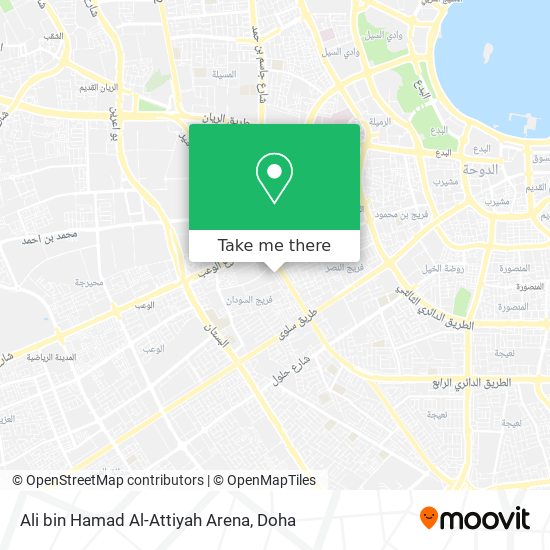 Ali bin Hamad Al-Attiyah Arena map