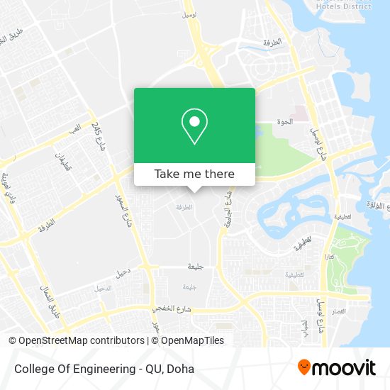 College Of Engineering - QU map