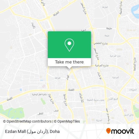 Ezdan Mall (أزدان مول) map
