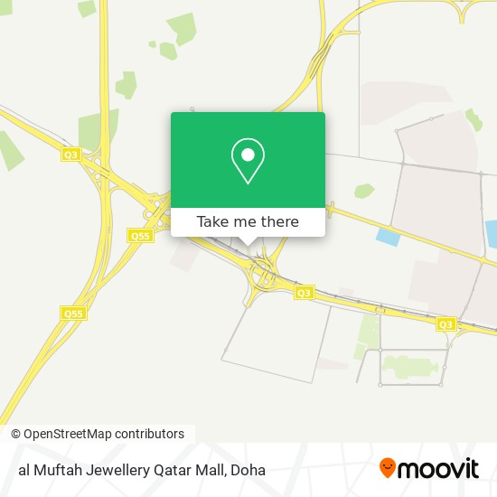 al Muftah Jewellery Qatar Mall map