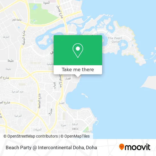 Beach Party @ Intercontinental Doha map