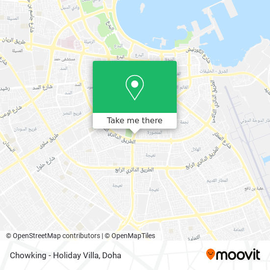 Chowking - Holiday Villa map