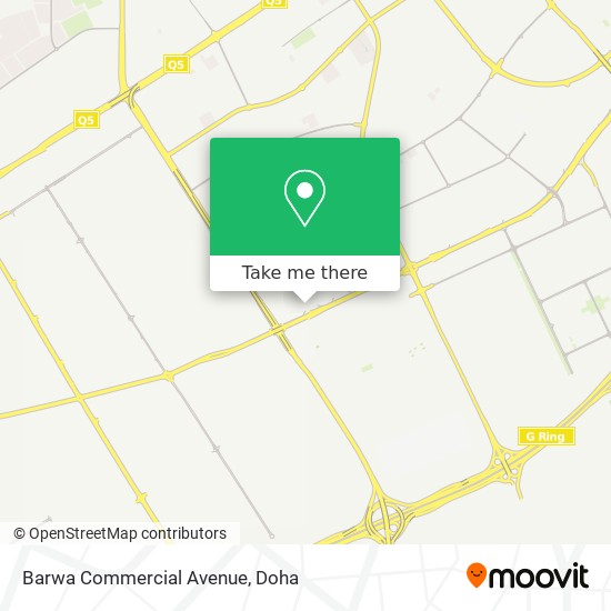 Barwa Commercial Avenue map