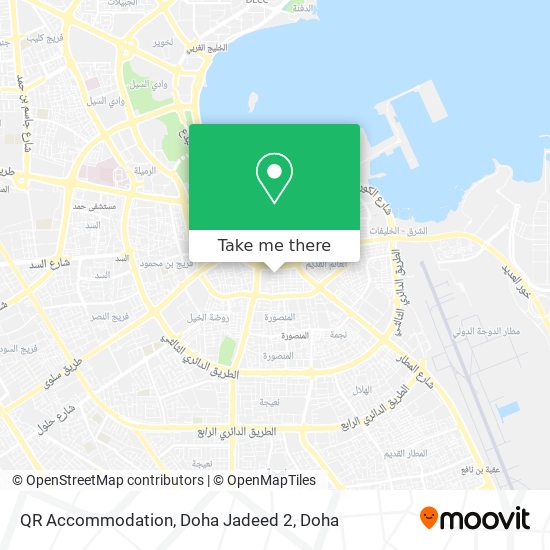 QR Accommodation, Doha Jadeed 2 map