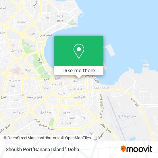 Shoukh Port"Banana Island" map