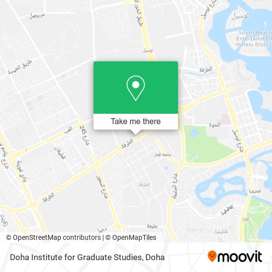 Doha Institute for Graduate Studies map