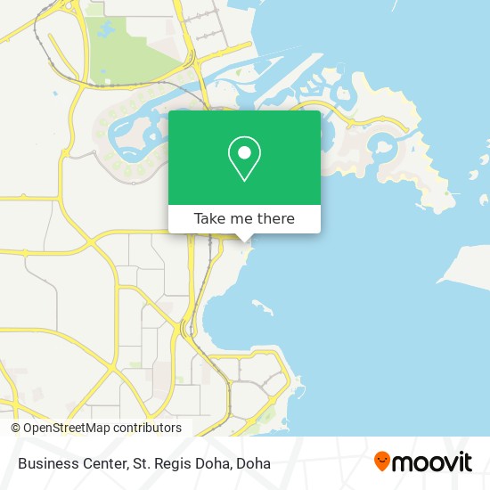 Business Center, St. Regis Doha map