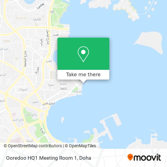 Ooredoo HQ1 Meeting Room 1 map